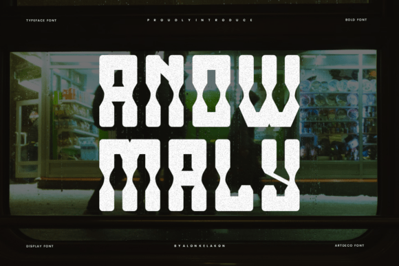Anowmaly: A Serif Typeface That Elevates Campaign Design