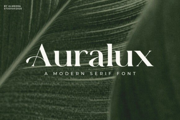 Auralux Font: A Modern Serif for Makers and Creative Sellers