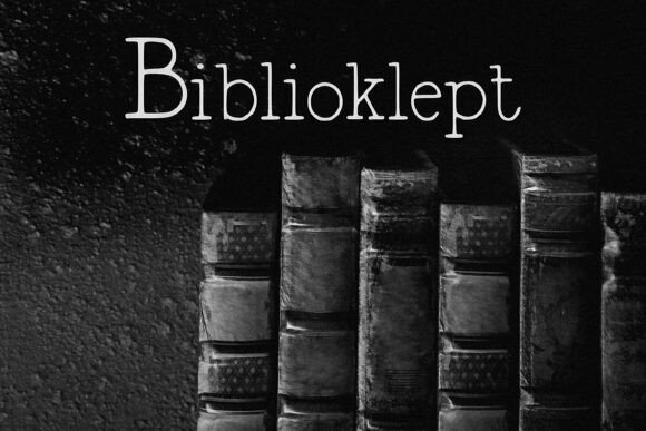 Biblioklept: A Quirky Typeface for Digital Creativity