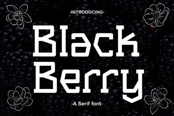 Black Berry Font: A Bold Typeface for Business Branding