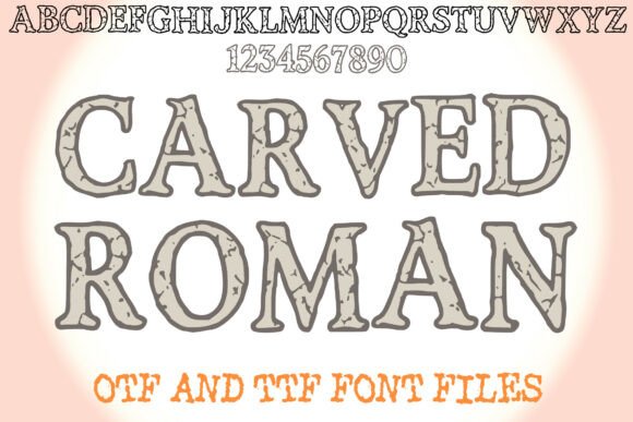 Carved Roman Font Review: A Stone-Textured Serif for Timeless Branding