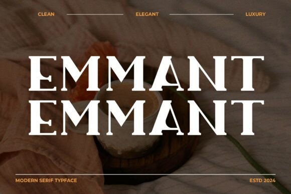 Emmant: A Refined Typeface for Thoughtful Typography