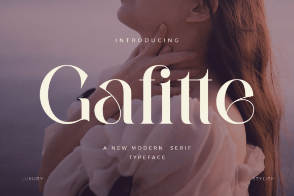 Gafitte Font: A Stylish Serif for Editorial Design