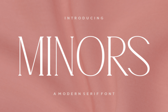 Minors Font: A Modern Serif for Editorial Design