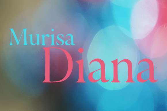 Murisa Diana: A Timeless Serif Font for Real-World Branding
