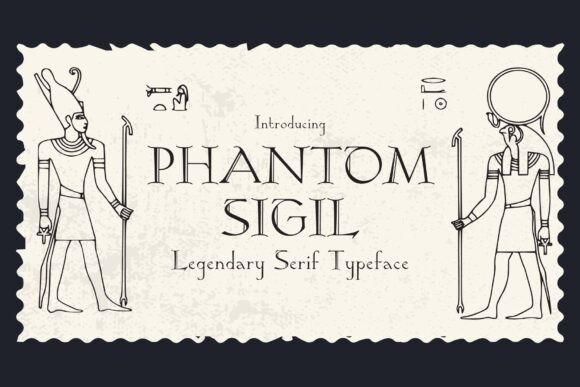 Phantom Sigil: A Typeface That Echoes Elegance