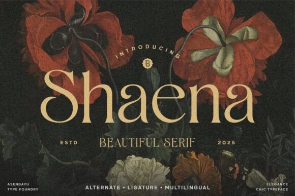 Shaena: The Serif Typeface That Elevates Campaign Design