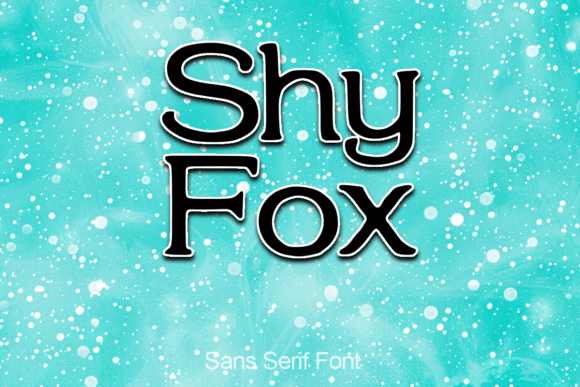 Shy Fox Typeface in Editorial Design